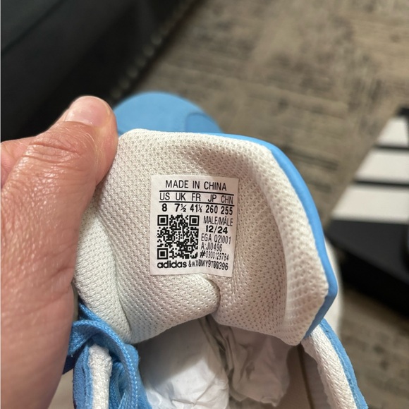 Adidas Kids Light Blue Sneakers - Picture 1 of 4